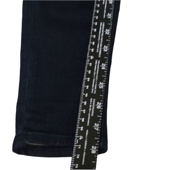 AMERICAN EAGLE SUPER STRETCH SUPER LOW DARK WASH SKINNY JEGGINS 2 SHORT - Picture 7 of 13